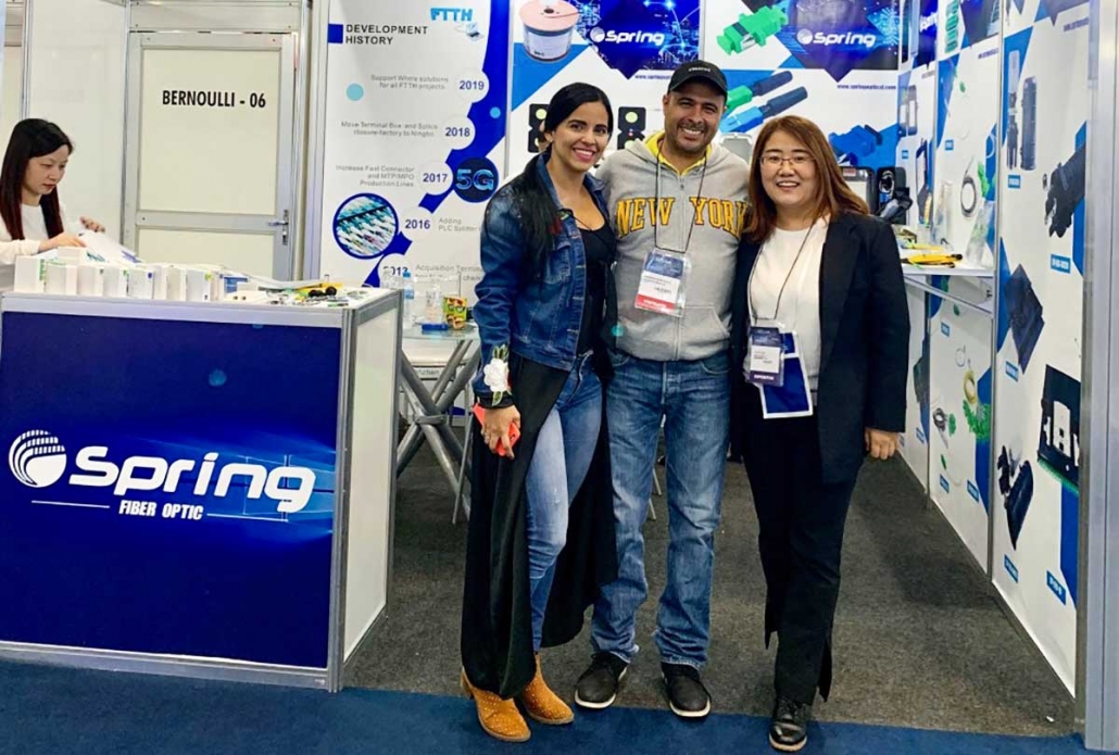 SPRING OPTIC NETCOM EXHIBITION IN SAO PAULO BRAZIL 2019