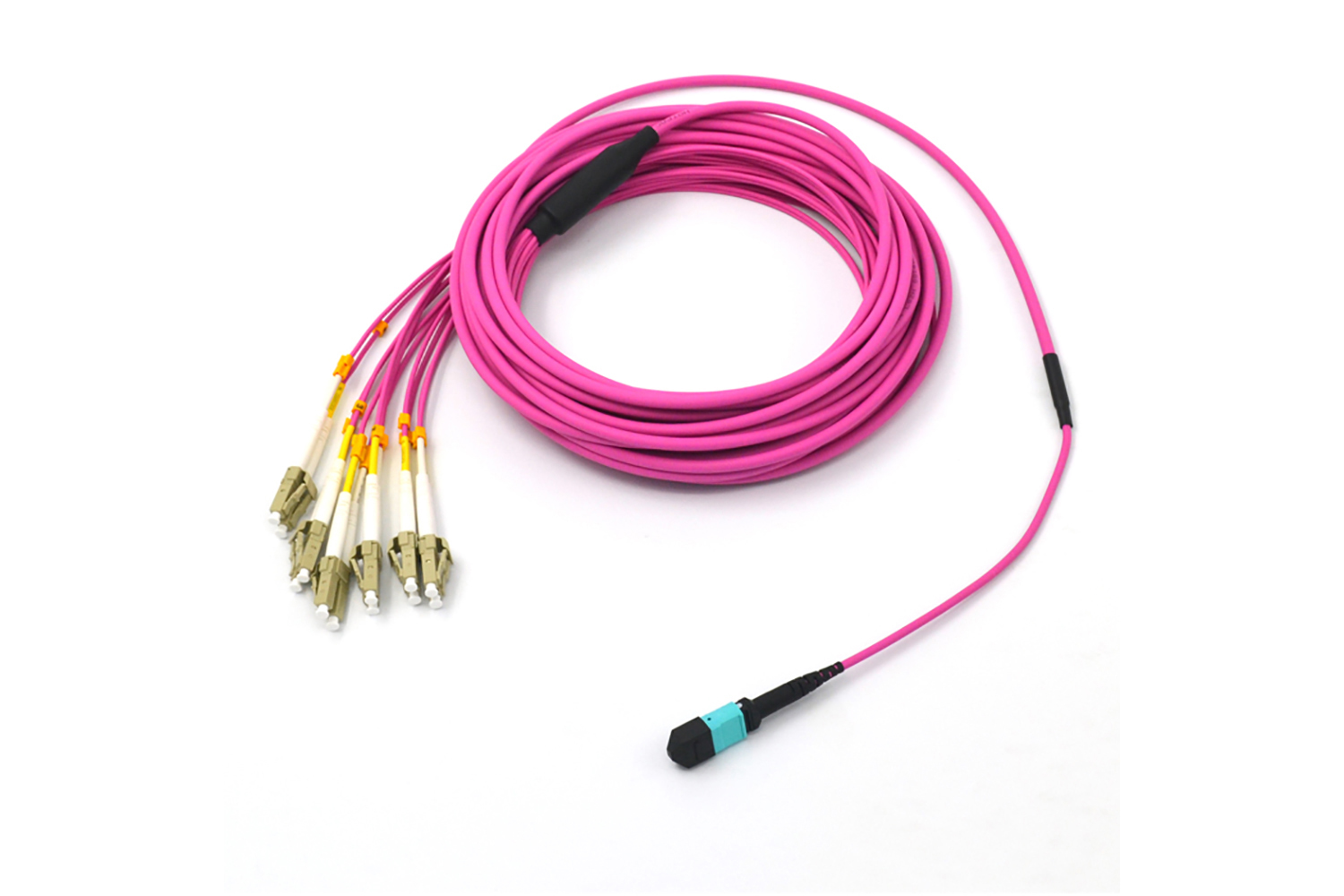 12core Mpo lc Om4 Pink 4.5m Patch Cable 1