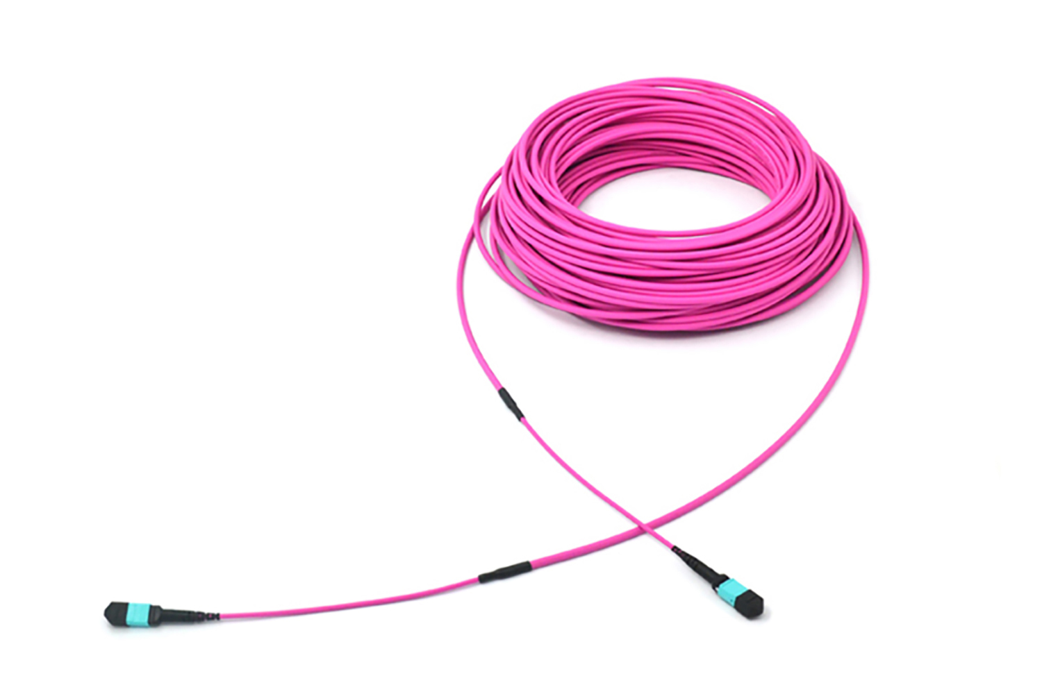 12core Mpo Lc Om4 Pink 4.5mm Patch Cable 4