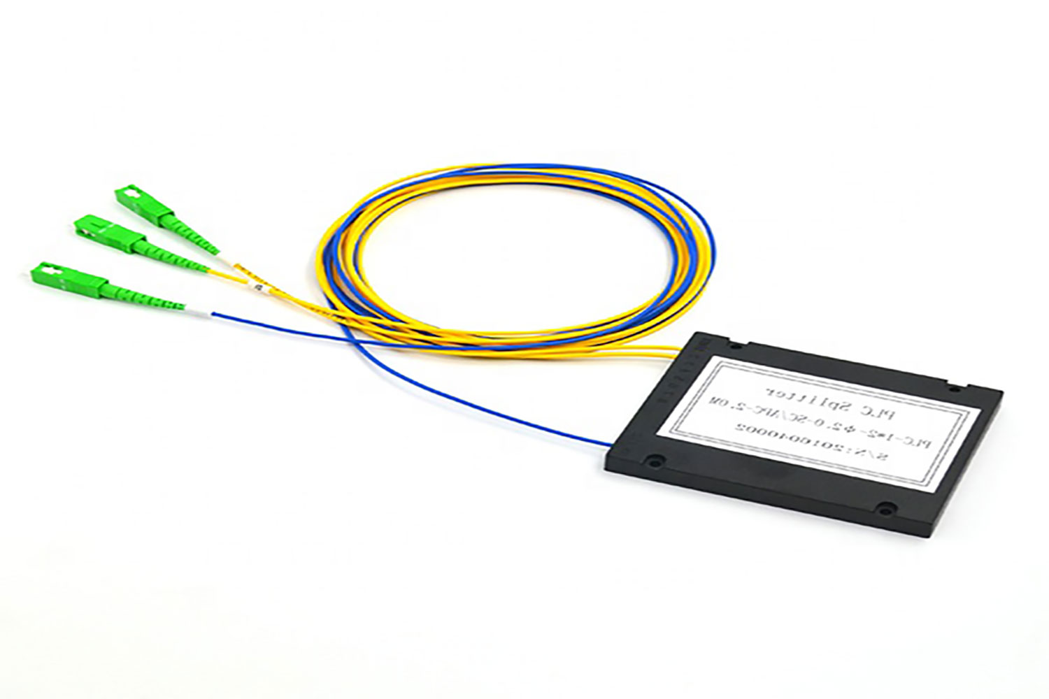 ftth fiber optic 2 way abs plc splitters