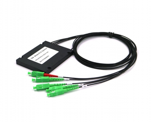 ftth black 4 way abs plc splitters