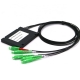 ftth black 4 way abs plc splitters