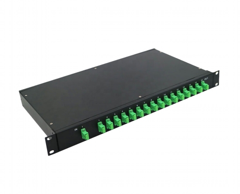 plc splitters rack mount sc apc 16 way ftth