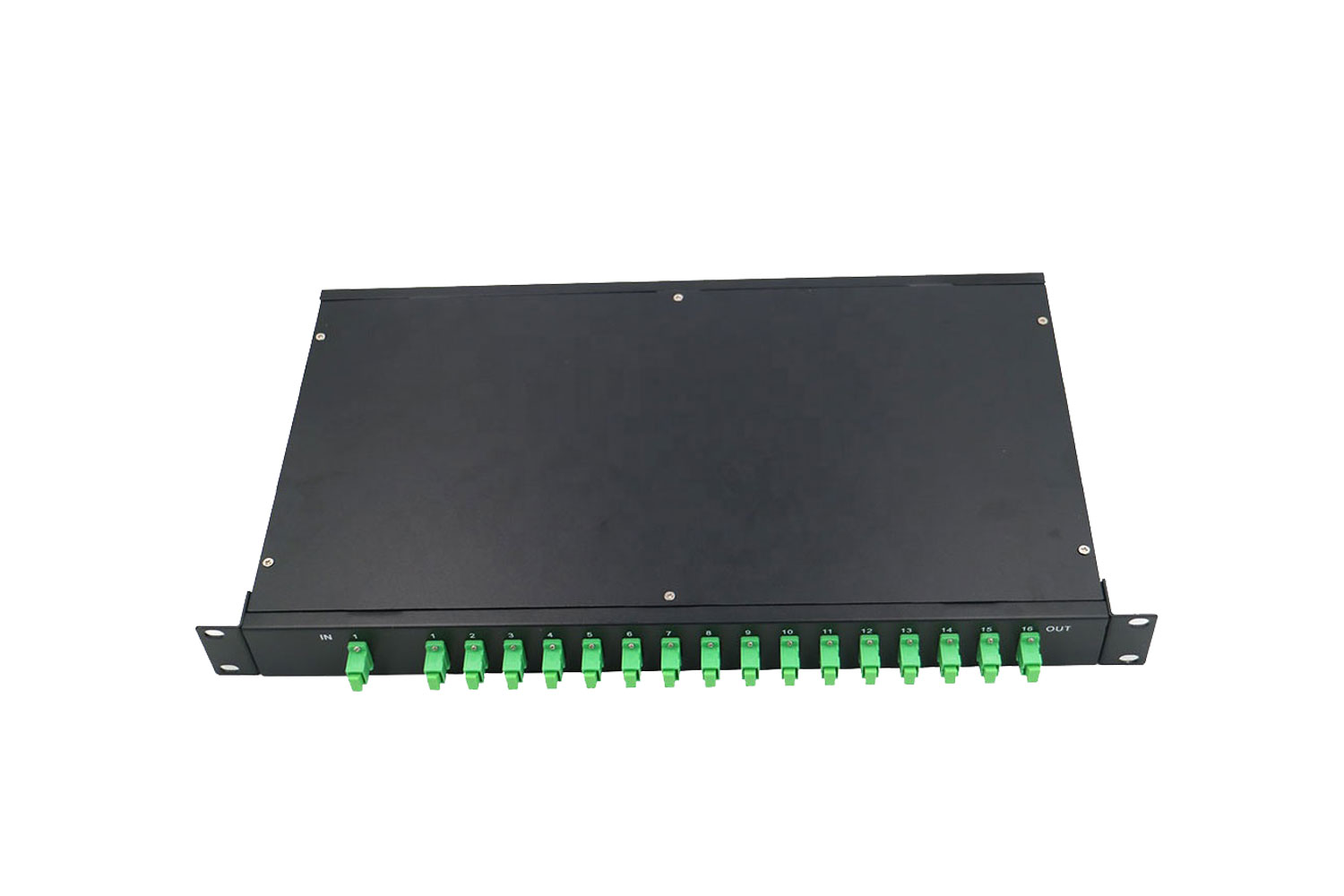 plc splitters rack mount sc apc 16 way ftth