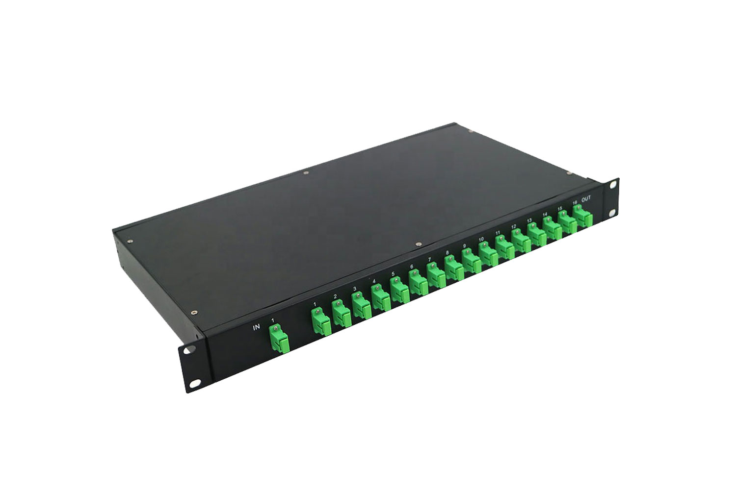 plc splitters rack mount sc apc 16 way ftth