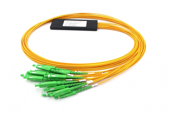 ftth 16 way sc apc fiber optical plc splitters mini abs type