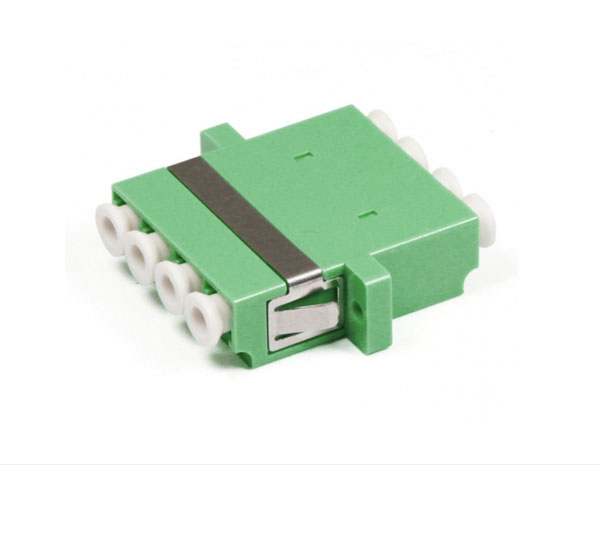 LC APC Quad Fiber Optic Adapter