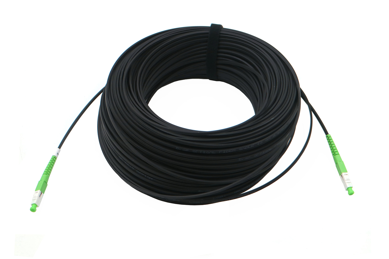 Indoor 1 core drop cable SC APC patch cords Spring Optical