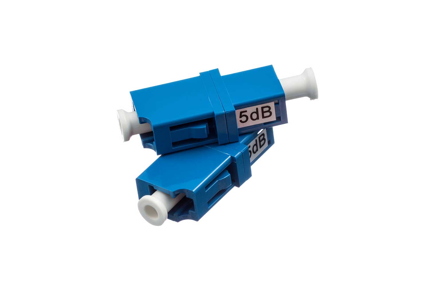 Fiber Optic LC Attenuators Singlemode Bullhead Coupler Spring Optical