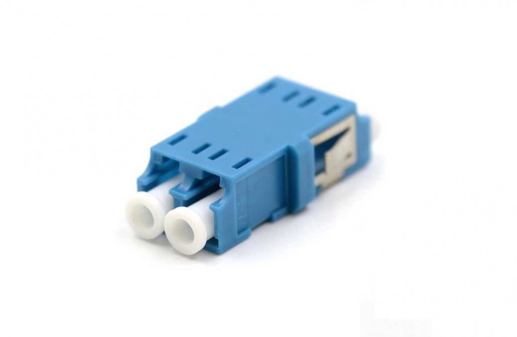FTTH Fiber Optical LC/UPC Duplex Flangeless Adapter – Spring Optical