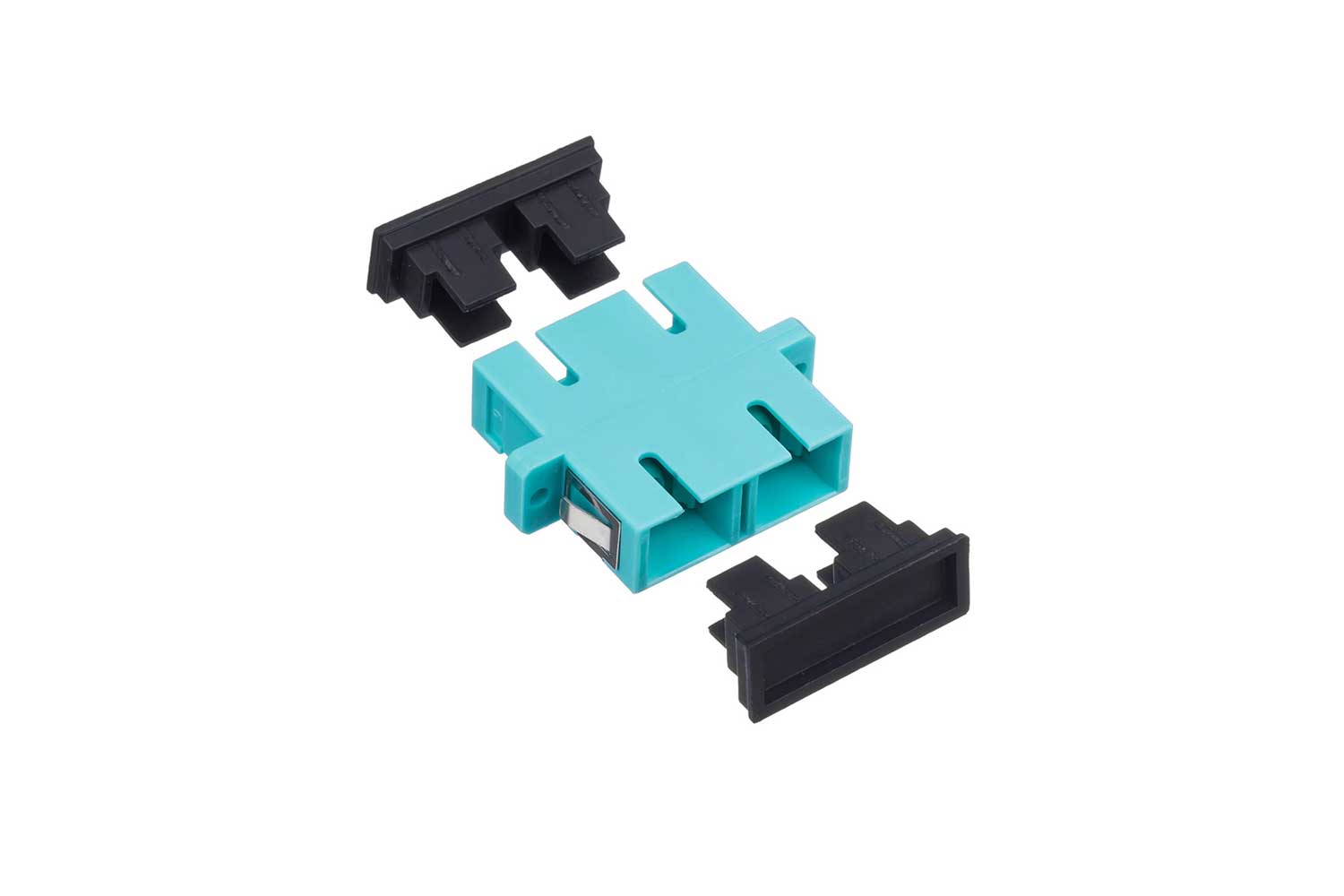 Fiber Optic SC Duplex Adapter FTTH OM3 Optical Coupler – Spring Optical