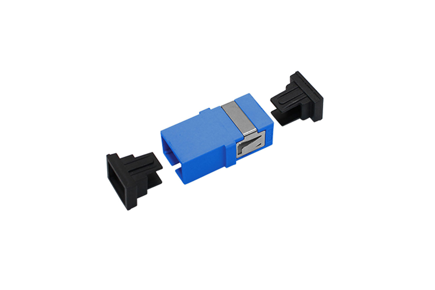 Indoor Fiber SC/UPC Adapter Simplex Flangeless Coupler - Spring Optical
