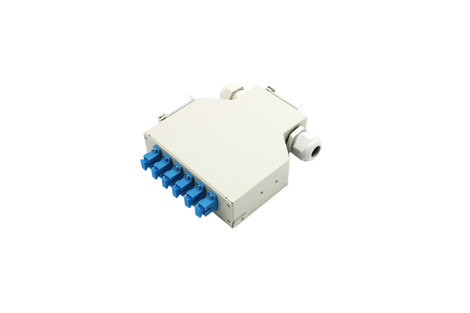 Distribution Box 6 Core DIN Rail Box with SC Adapter Spring