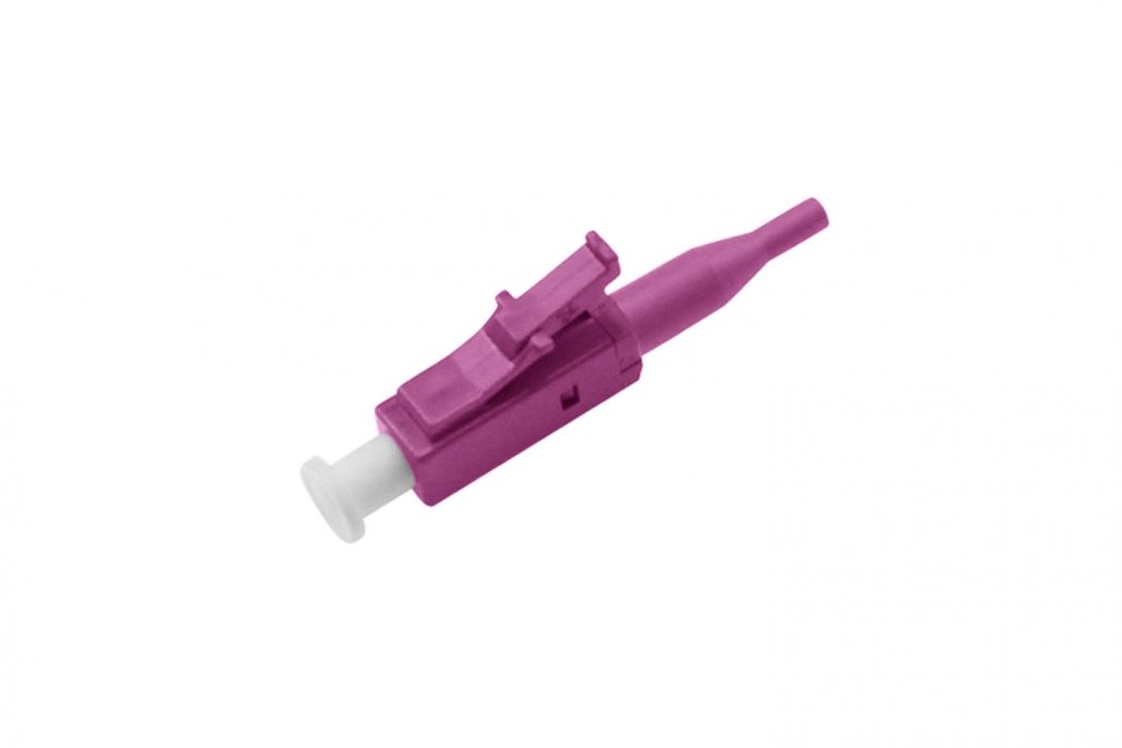 LC OM4 Fiber Optic Connector - Spring Optical