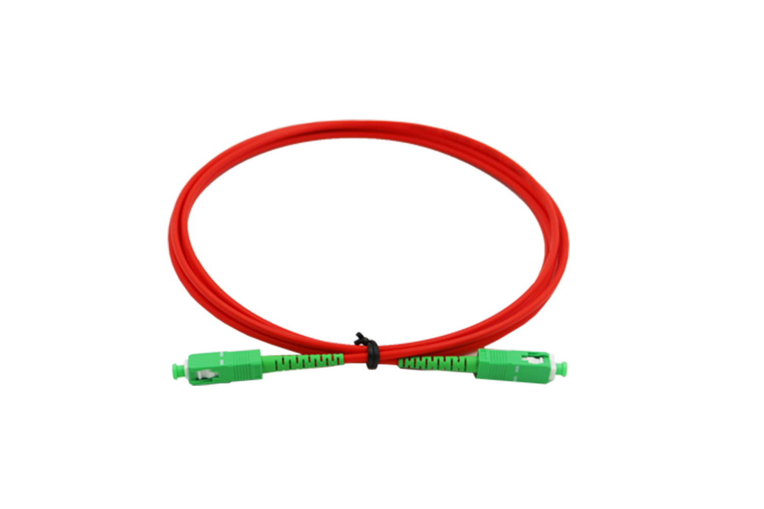 SC/APC-SC/APC SM SX Red 3.0mm 3 meter patch cords - Spring Optical